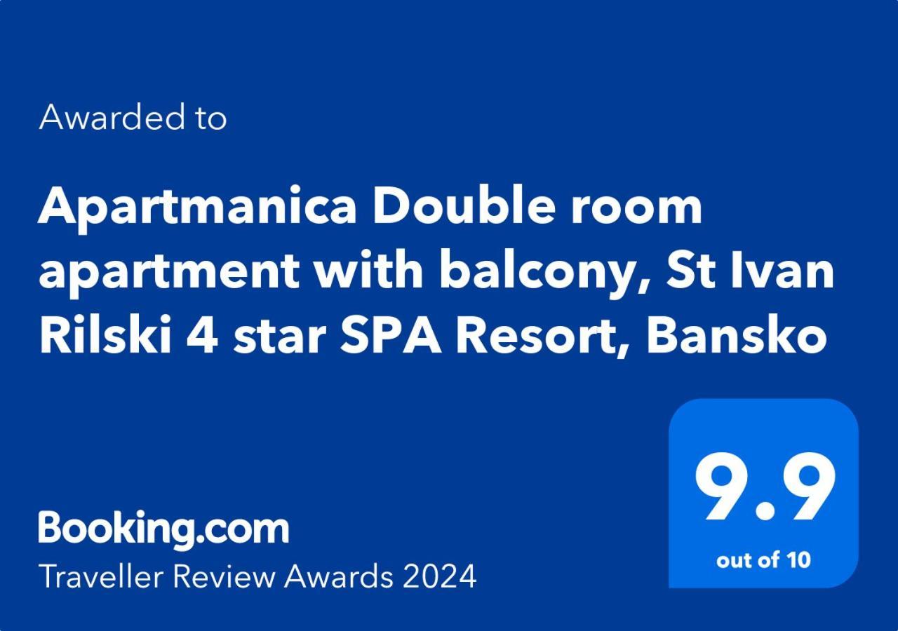 Apartmanica Double Room Apartment 101-12, Big Terrace, St Ivan Rilski 4 Star Spa Resort, Bansko Bagian luar foto