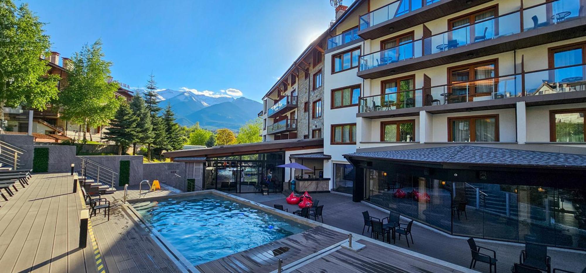 Apartmanica Double Room Apartment 101-12, Big Terrace, St Ivan Rilski 4 Star Spa Resort, Bansko Bagian luar foto